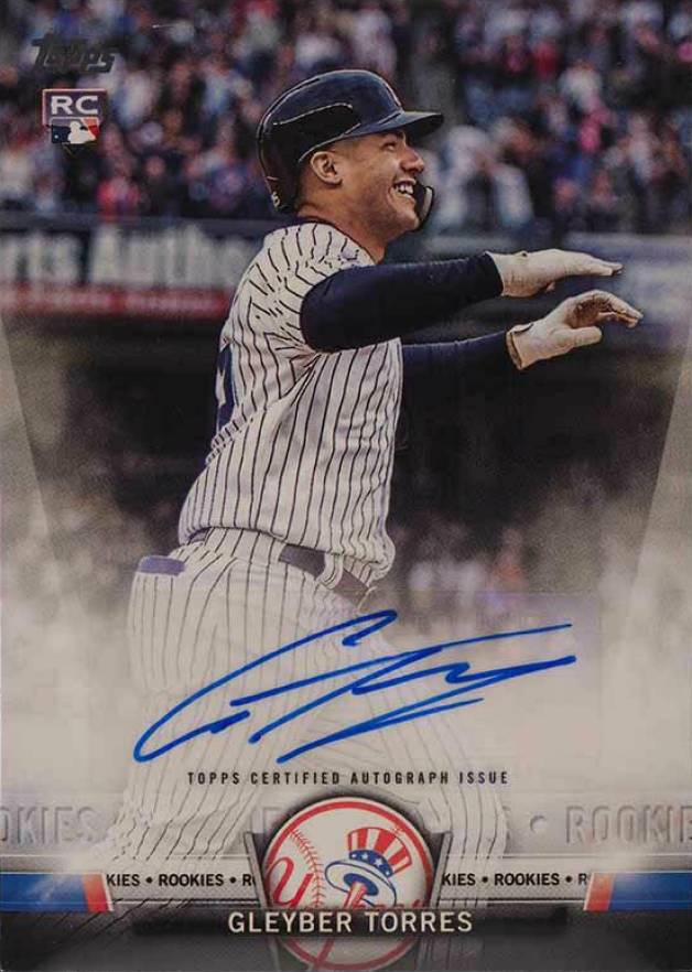 2018 Topps Salute Autographs Gleyber Torres #GT Baseball Card