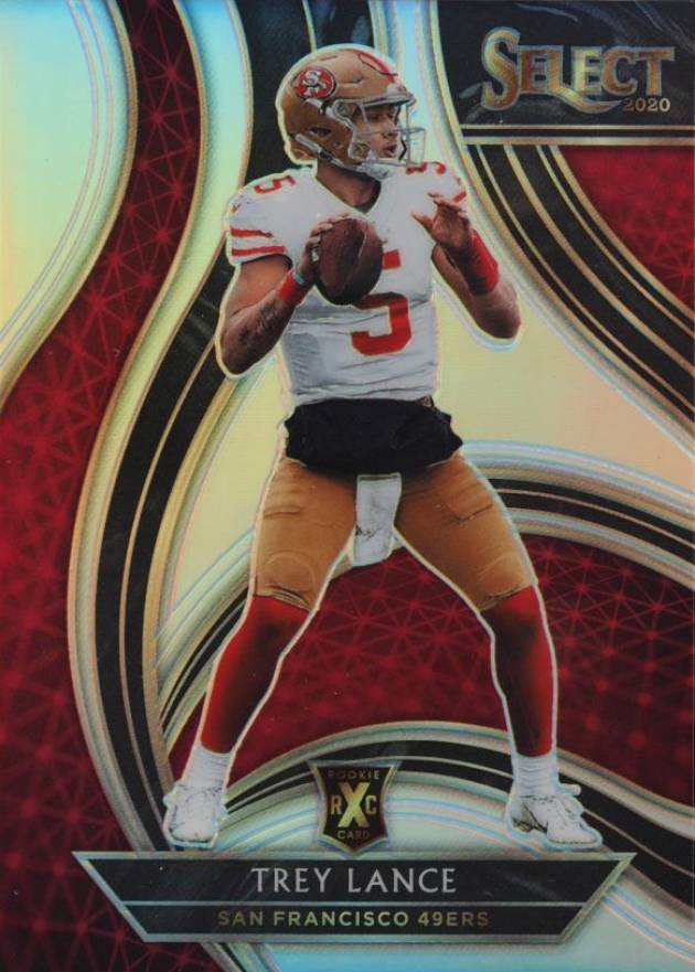 2020 Panini Select 2021 XRC Prizm Redemption Trey Lance #403 Football Card