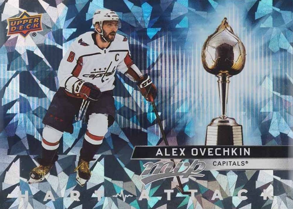 2021 Upper Deck MVP Hart Attack Alex Ovechkin #HA9 Hockey Card