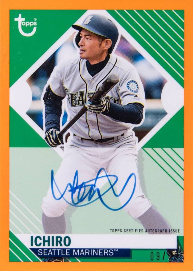 2021 Topps Brooklyn Collection Autograph Ichiro #I Baseball Card