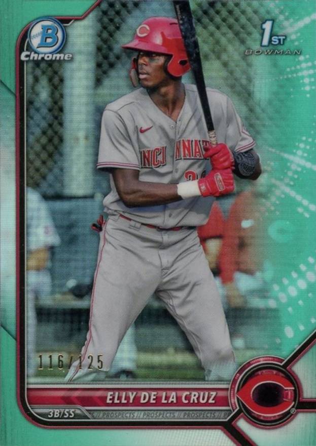 2022 Bowman Chrome Prospects Elly de La Cruz #BCP50 Baseball Card