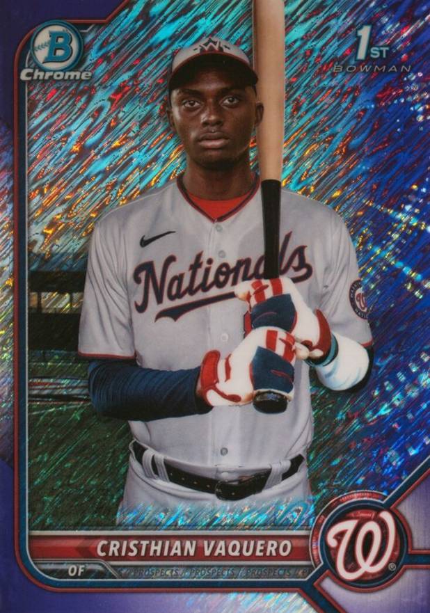 2022 Bowman Chrome Prospects Cristhian Vaquero #BCP157 Baseball Card