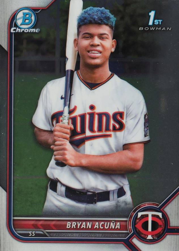 2022 Bowman Chrome Prospects Bryan Acuna #BCP151 Baseball Card