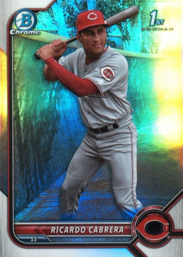 2022 Bowman Chrome Prospects Ricardo Cabrera #BCP158 Baseball Card