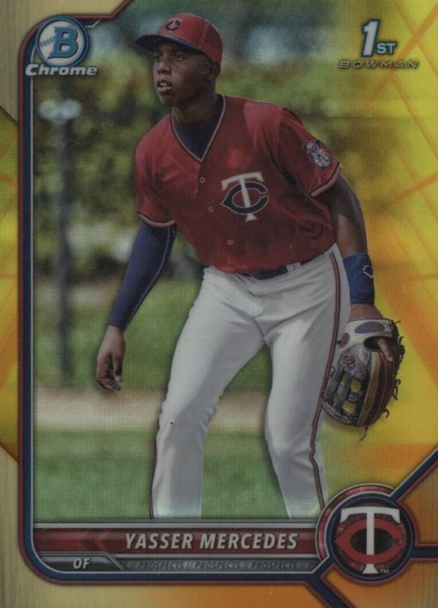 2022 Bowman Chrome Prospects Yasser Mercedes #BCP171 Baseball Card