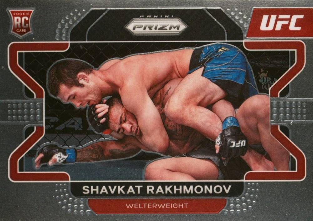 2022 Panini Prizm UFC Shavkat Rakhmonov #80 Other Sports Card