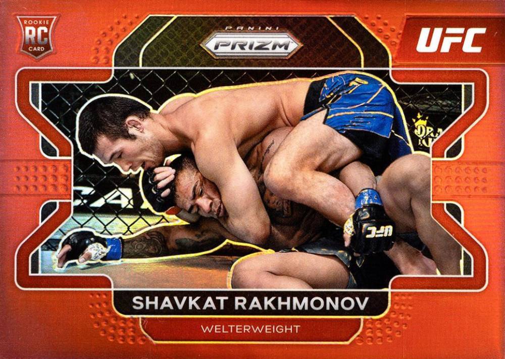 2022 Panini Prizm UFC Shavkat Rakhmonov #80 Other Sports Card