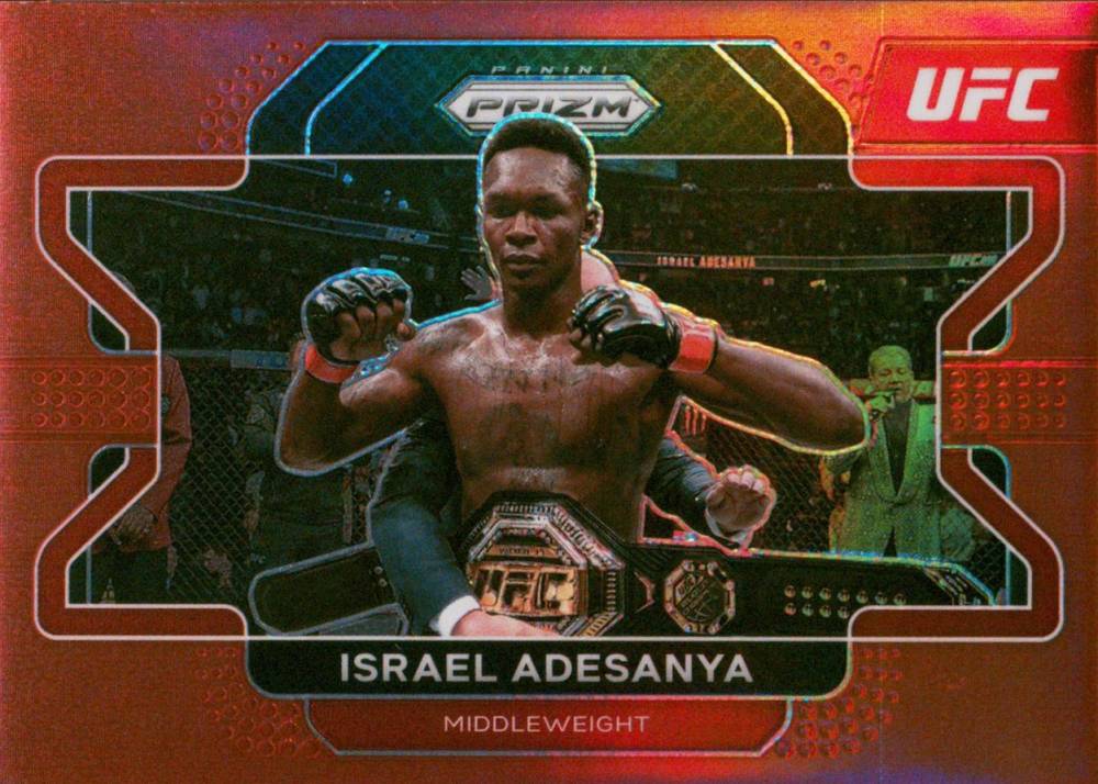 2022 Panini Prizm UFC Israel Adesanya #23 Other Sports Card