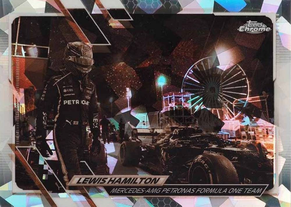 2021  Topps Chrome Formula 1 Sapphire Edition Lewis Hamilton #56 Other Sports Card