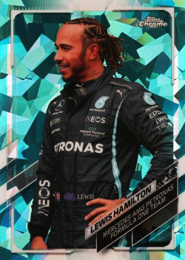 2021  Topps Chrome Formula 1 Sapphire Edition Lewis Hamilton #40 Other Sports Card