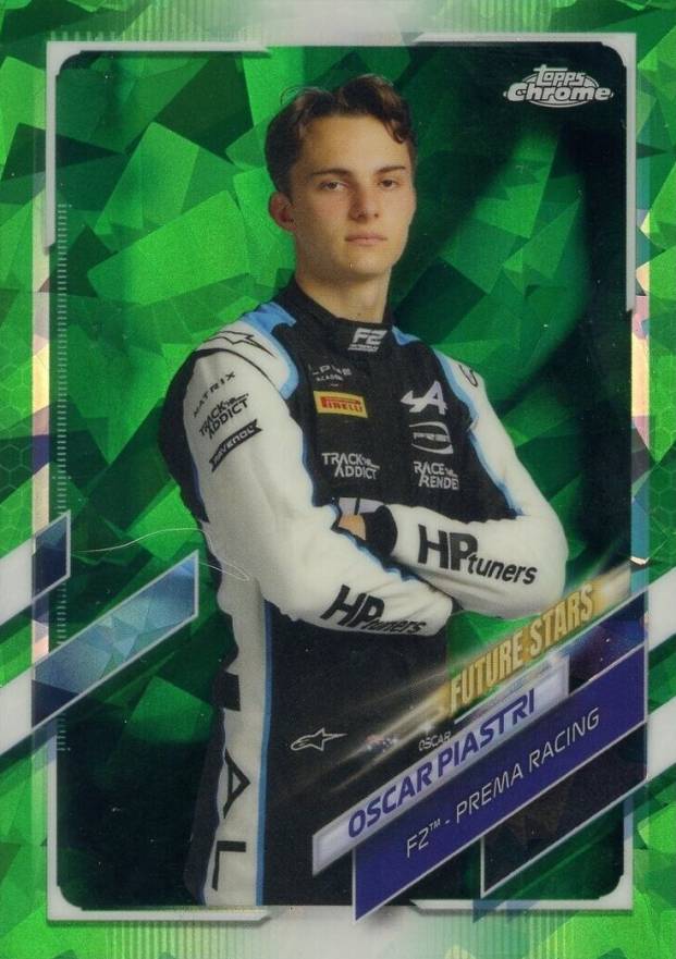 2021  Topps Chrome Formula 1 Sapphire Edition Oscar Piastri #59 Other Sports Card