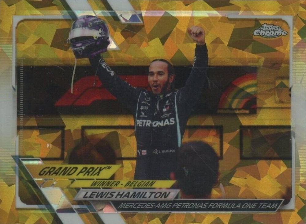 2021  Topps Chrome Formula 1 Sapphire Edition Lewis Hamilton #140 Other Sports Card