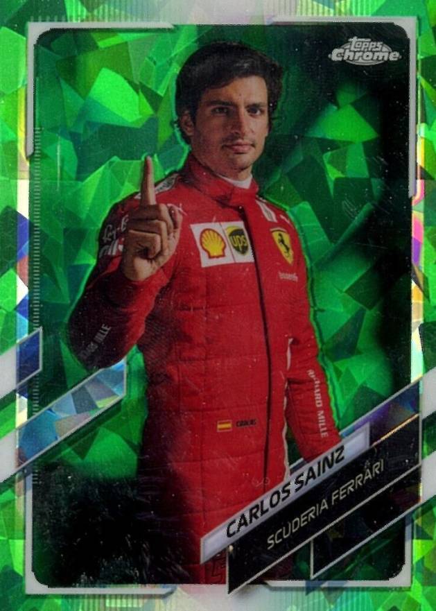 2021  Topps Chrome Formula 1 Sapphire Edition Carlos Sainz #12 Other Sports Card