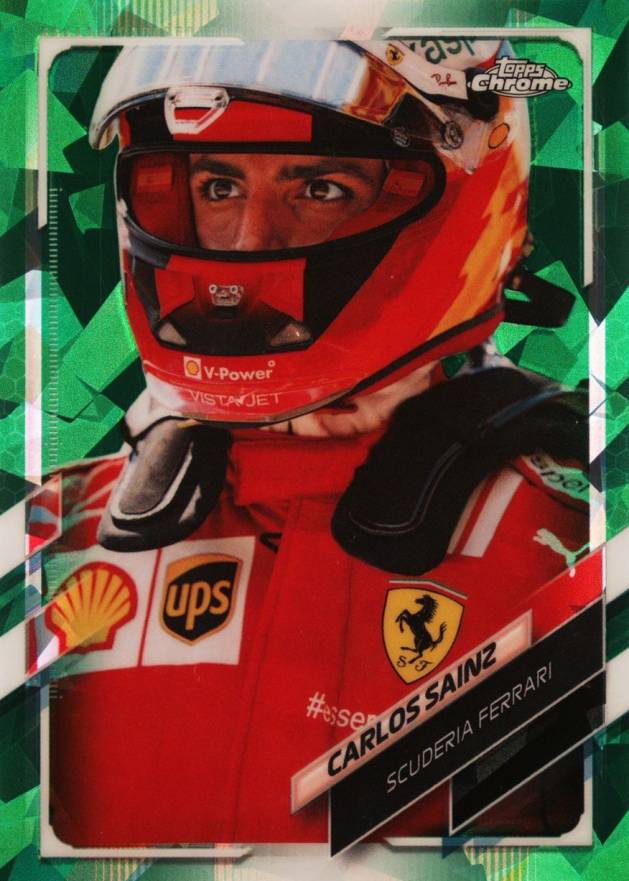 2021  Topps Chrome Formula 1 Sapphire Edition Carlos Sainz #54 Other Sports Card