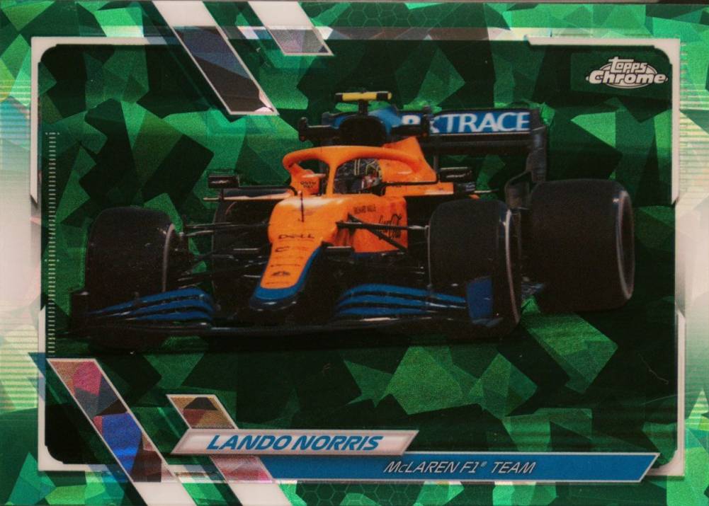 2021  Topps Chrome Formula 1 Sapphire Edition Lando Norris #101 Other Sports Card