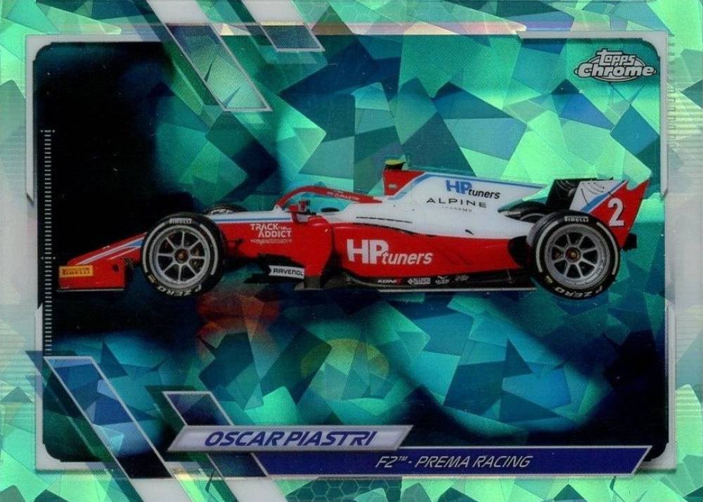 2021  Topps Chrome Formula 1 Sapphire Edition Oscar Piastri #117 Other Sports Card