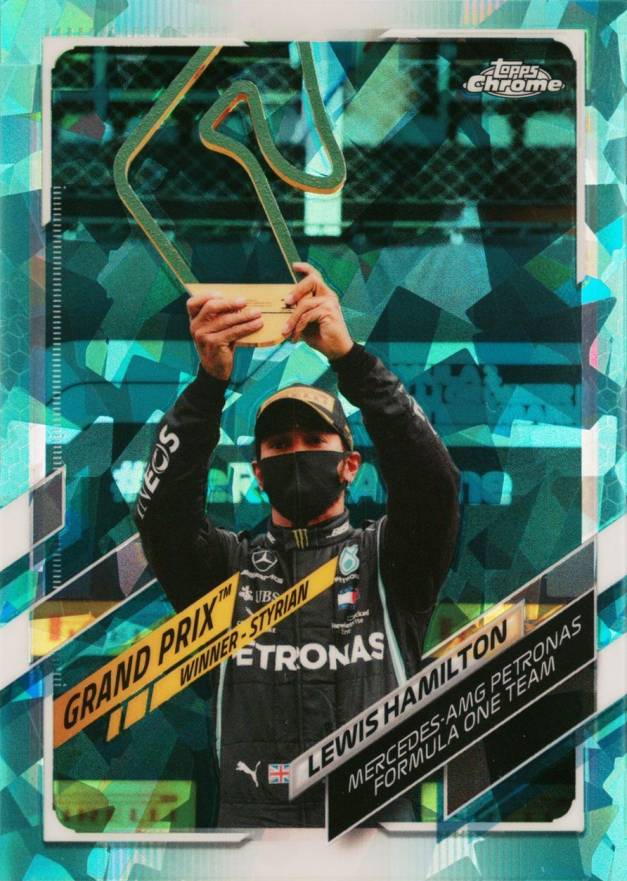 2021  Topps Chrome Formula 1 Sapphire Edition Lewis Hamilton #139 Other Sports Card