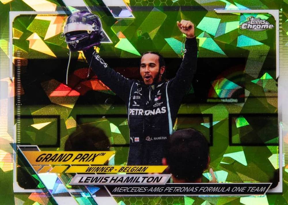 2021  Topps Chrome Formula 1 Sapphire Edition Lewis Hamilton #140 Other Sports Card