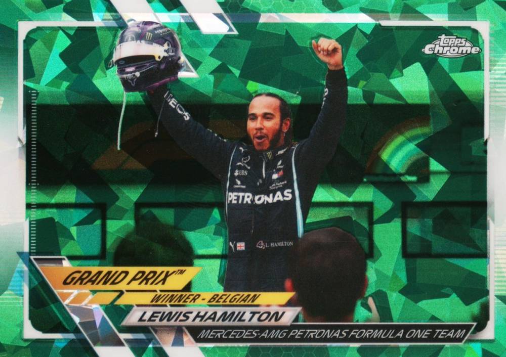 2021  Topps Chrome Formula 1 Sapphire Edition Lewis Hamilton #140 Other Sports Card