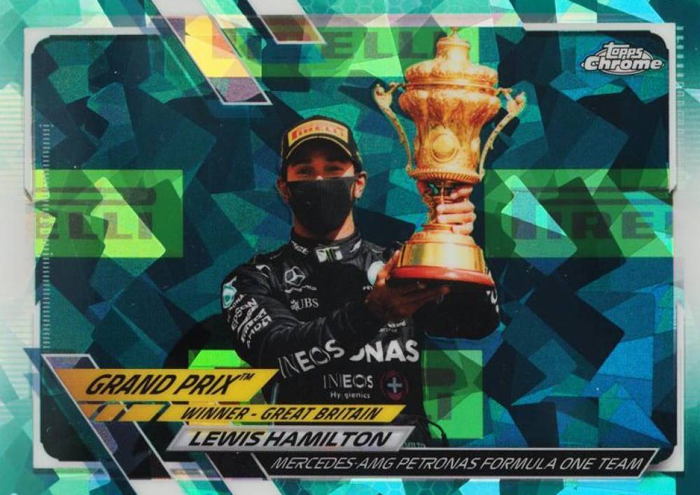 2021  Topps Chrome Formula 1 Sapphire Edition Lewis Hamilton #141 Other Sports Card