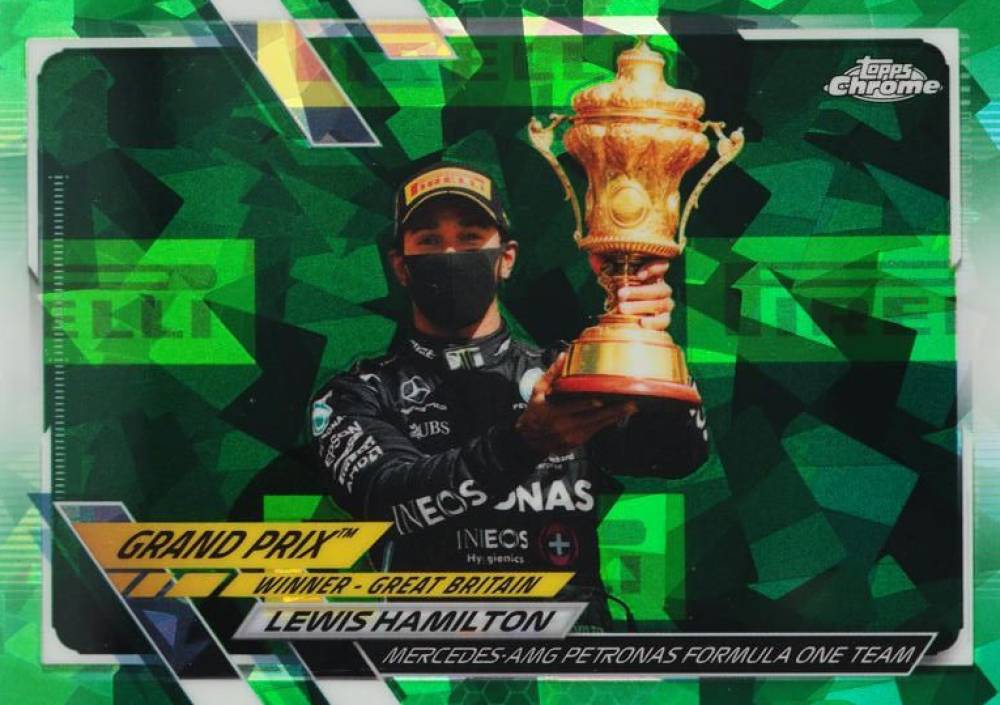 2021  Topps Chrome Formula 1 Sapphire Edition Lewis Hamilton #141 Other Sports Card