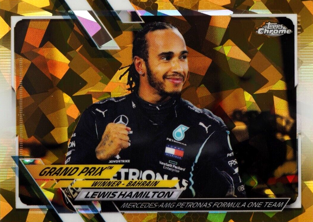 2021  Topps Chrome Formula 1 Sapphire Edition Lewis Hamilton #152 Other Sports Card