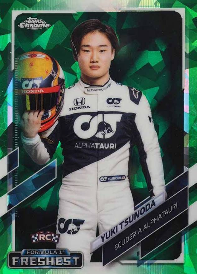 2021  Topps Chrome Formula 1 Sapphire Edition Yuki Tsunoda #173 Other Sports Card