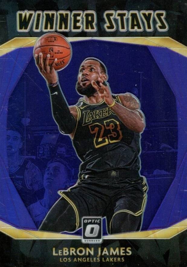 2020 Panini Donruss Optic Winner Stays LeBron James #20 Basketball Card