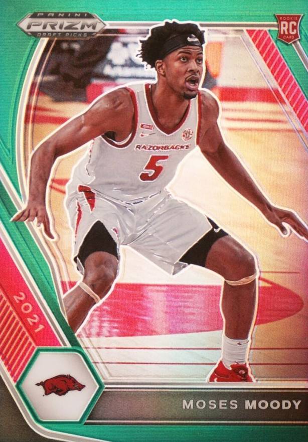 2021 Panini Prizm Draft Picks Moses Moody #11 Basketball Card