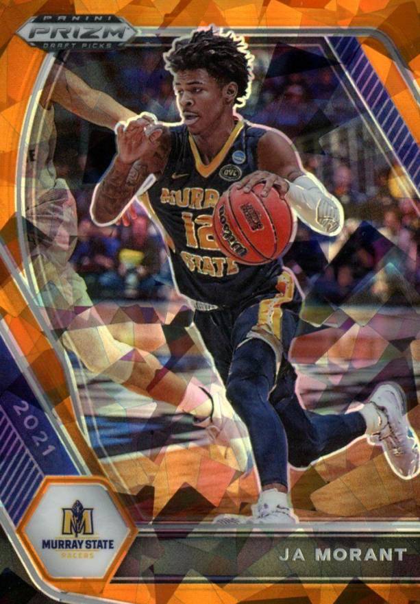 2021 Panini Prizm Draft Picks Ja Morant #64 Basketball Card