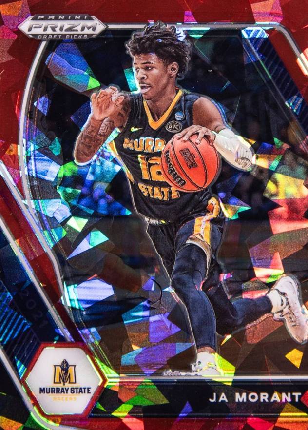 2021 Panini Prizm Draft Picks Ja Morant #64 Basketball Card