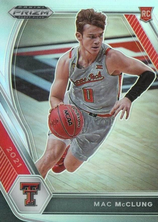 2021 Panini Prizm Draft Picks Mac McClung #39 Basketball Card