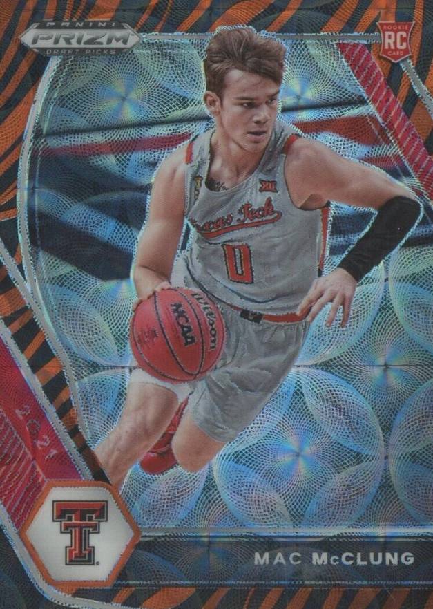 2021 Panini Prizm Draft Picks Mac McClung #39 Basketball Card