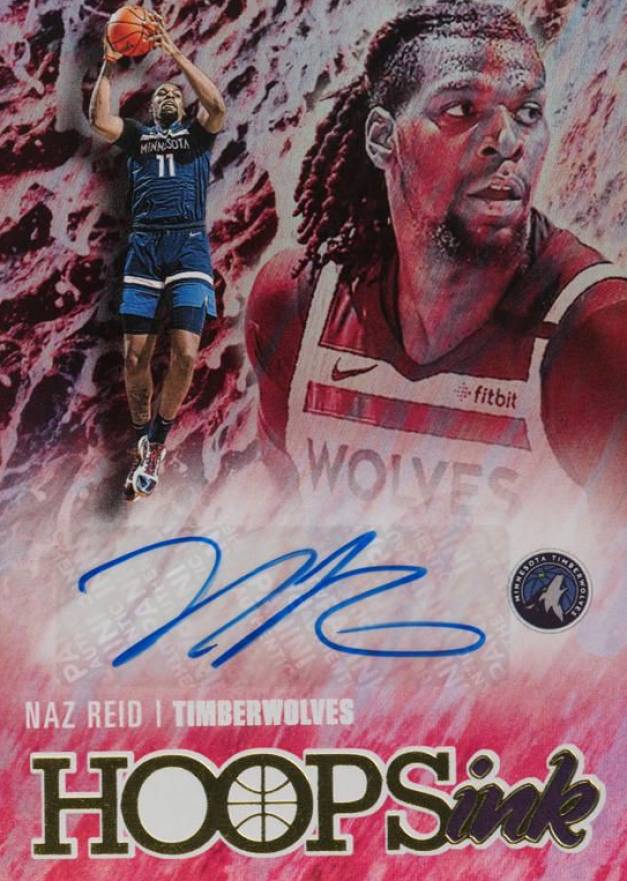 2020 Panini Hoops Hoops Ink Naz Reid #NAZ Basketball Card