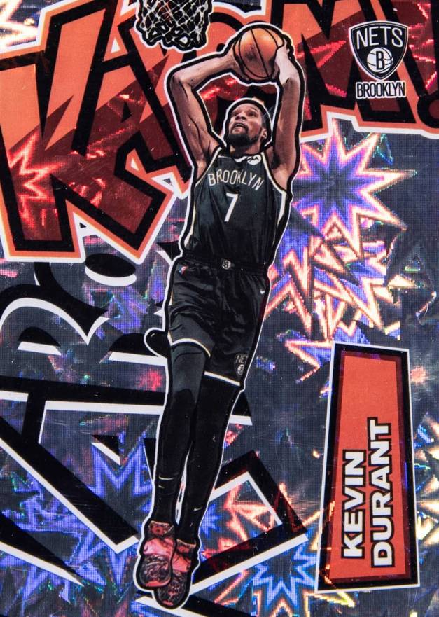 2021 Panini Crown Royale Kaboom! Kevin Durant #6 Basketball Card