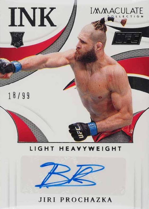 2021 Panini Immaculate Collection UFC Immaculate Ink Jiri Prochazka #JPZ Other Sports Card