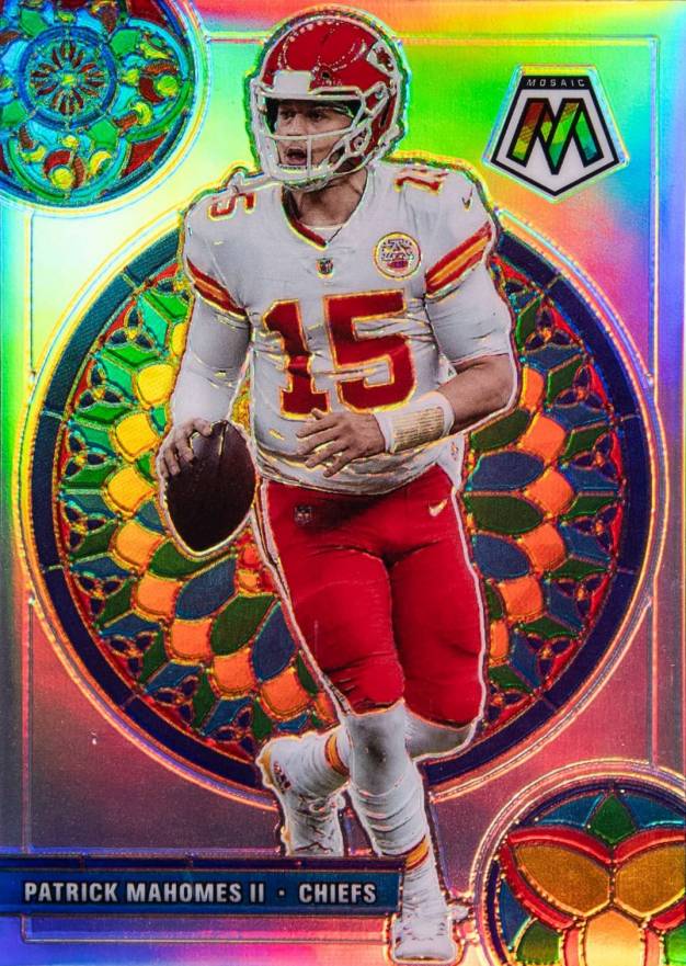 2021 Panini Mosaic Glass Mosaic Patrick Mahomes II #GM2 Football Card