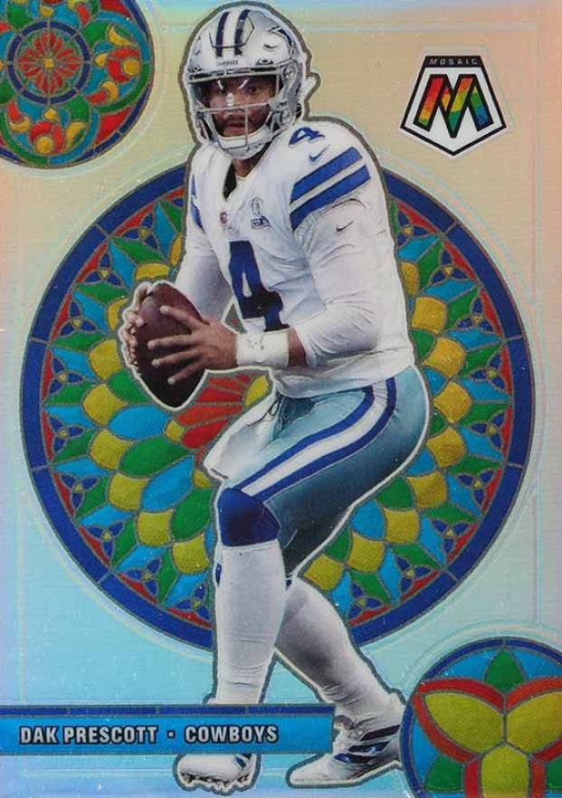 2021 Panini Mosaic Glass Mosaic Dak Prescott #GM5 Football Card