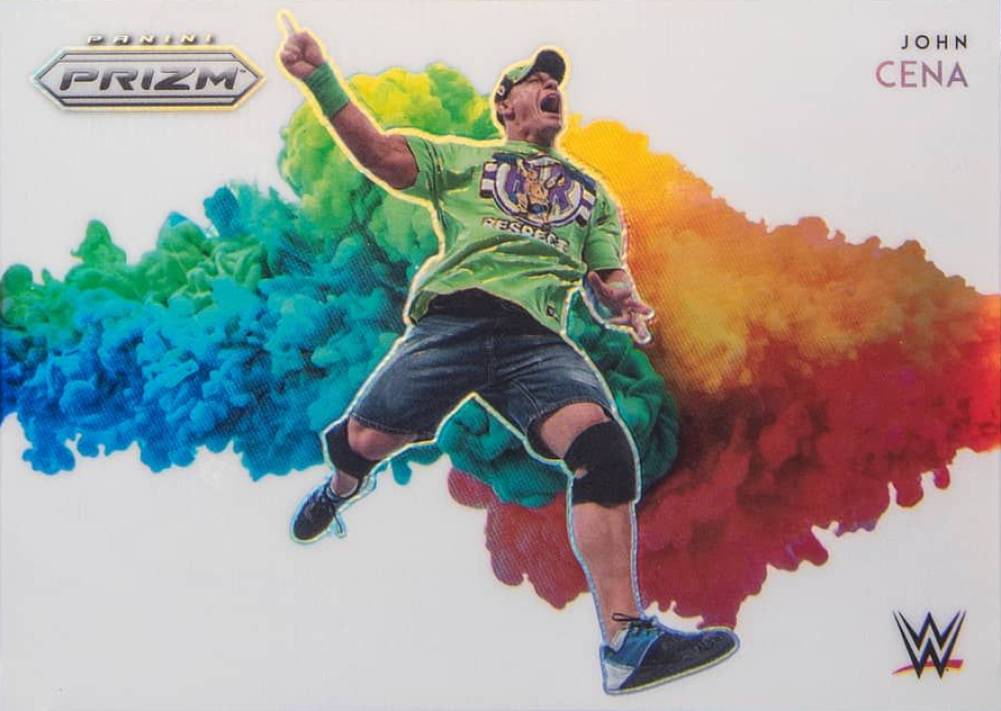 2022 Panini Prizm WWE Color Blast John Cena #7 Other Sports Card