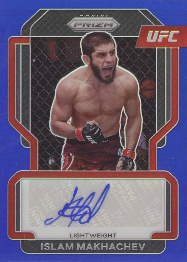 2022 Panini Prizm UFC Signatures Islam Makhachev #SGIMK Other Sports Card