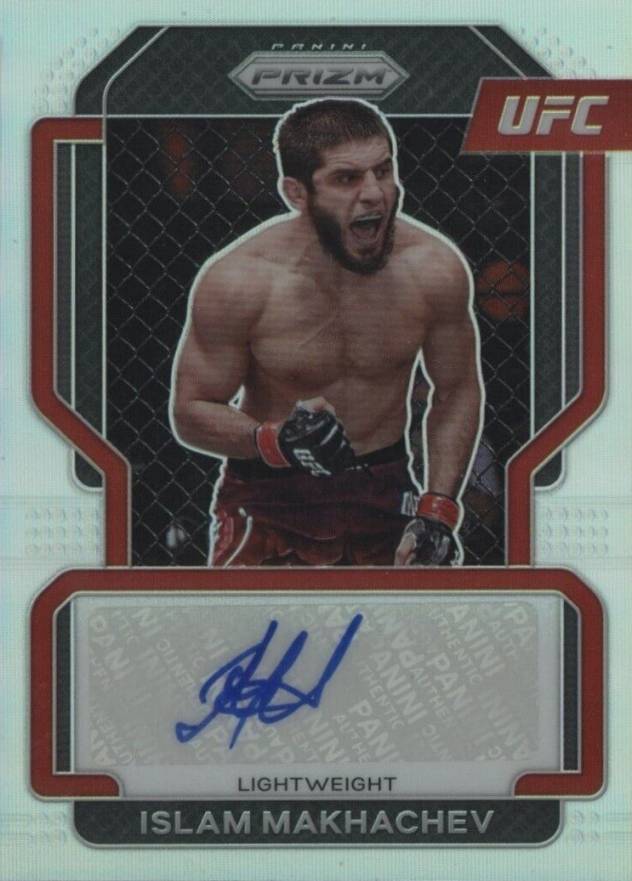 2022 Panini Prizm UFC Signatures Islam Makhachev #SGIMK Other Sports Card