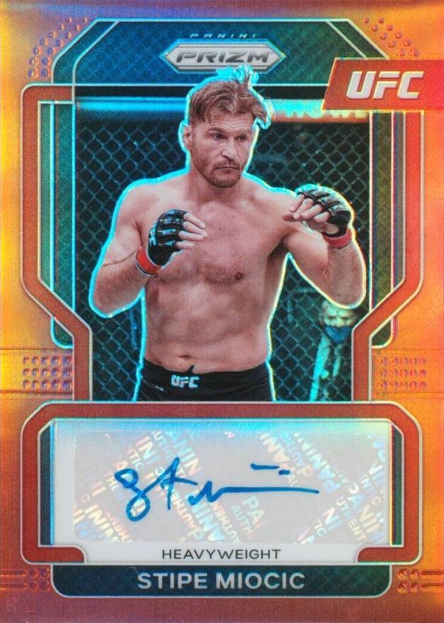 2022 Panini Prizm UFC Signatures Stipe Miocic #SGSPM Other Sports Card