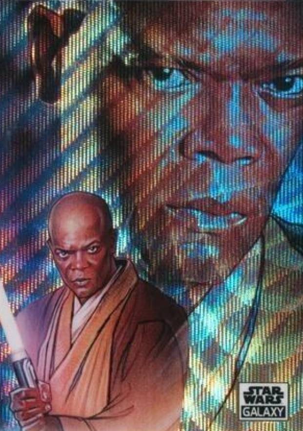 2021 Topps Chrome Star Wars Galaxy Mace Windu #42 Non-Sports Card