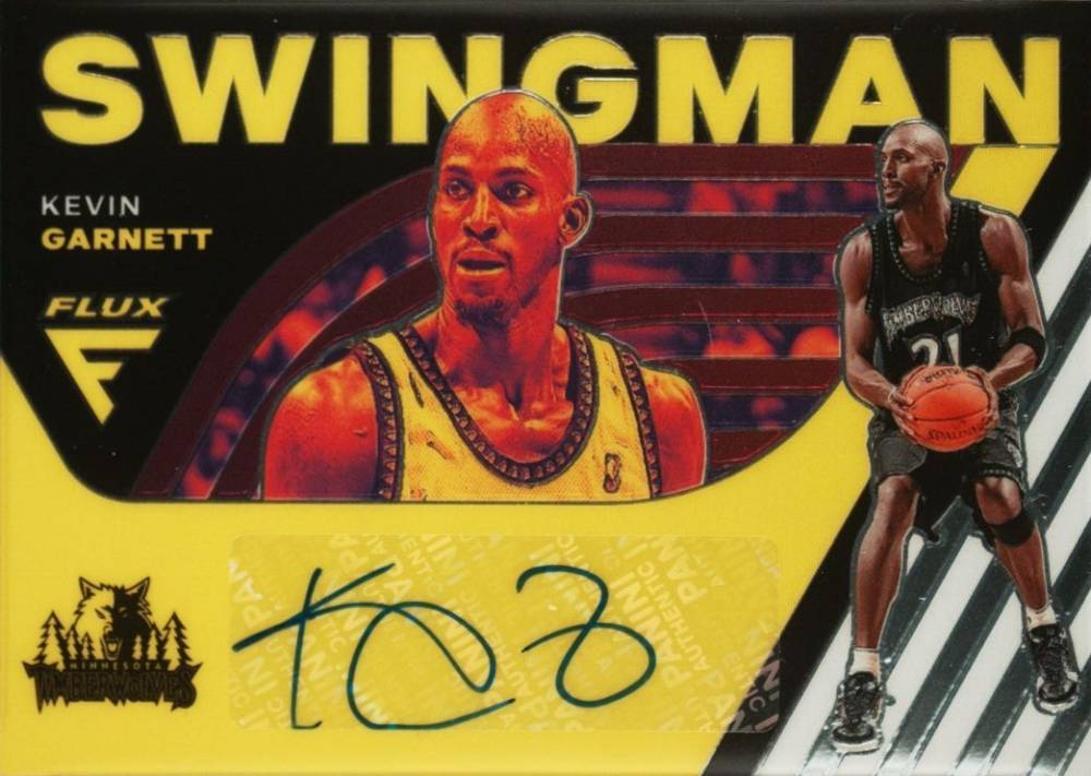 2021 Panini Flux Swing Man Signatures Kevin Garnett #SM-KGA Basketball Card