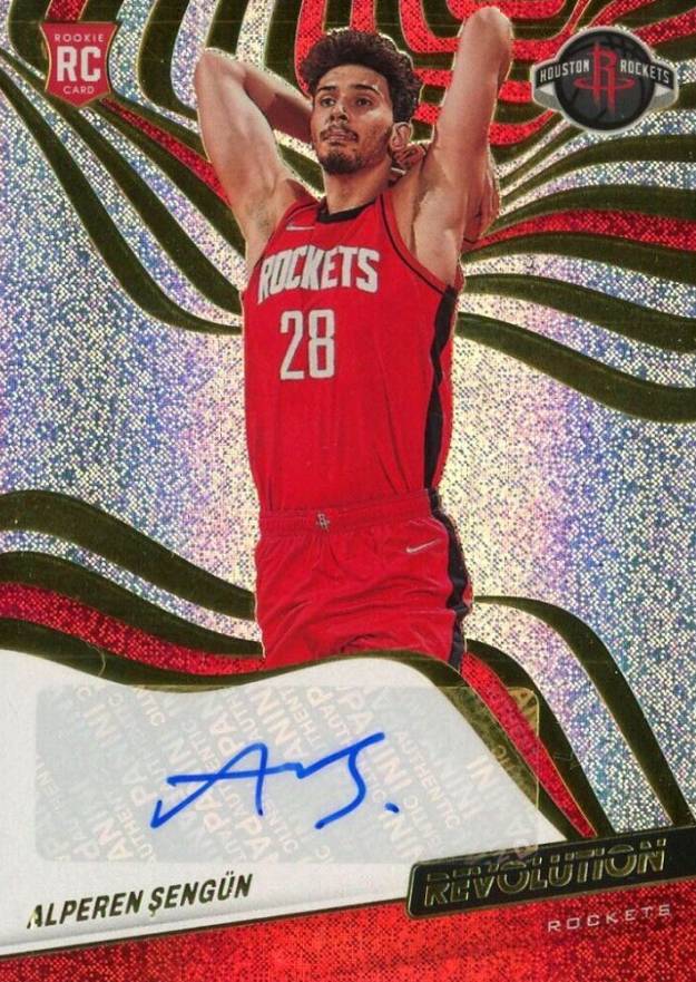 2021 Panini Revolution Rookie Autographs Alperen Sengun #RA-ASG Basketball Card