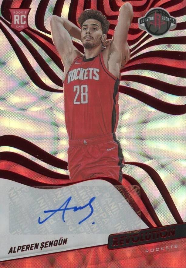 2021 Panini Revolution Rookie Autographs Alperen Sengun #RA-ASG Basketball Card