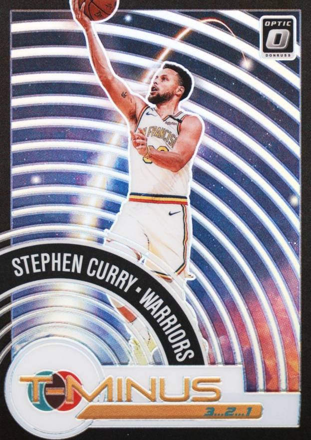 2020 Panini Donruss Optic T-Minus 3...2...1 Stephen Curry #1 Basketball Card