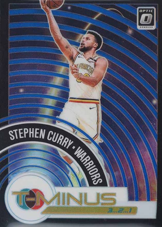 2020 Panini Donruss Optic T-Minus 3...2...1 Stephen Curry #1 Basketball Card