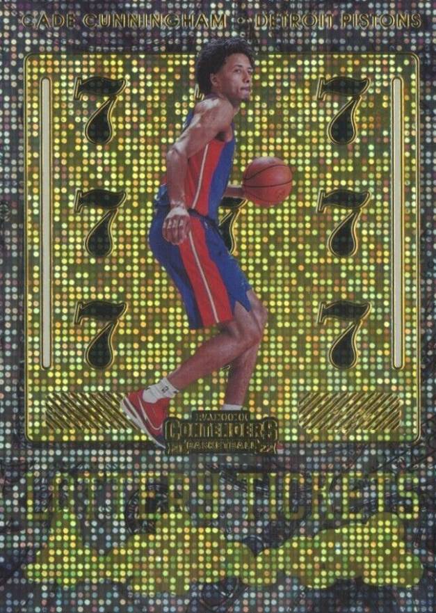 2021 Panini Contenders Lottery Ticket Cade Cunningham #1 Basketball Card