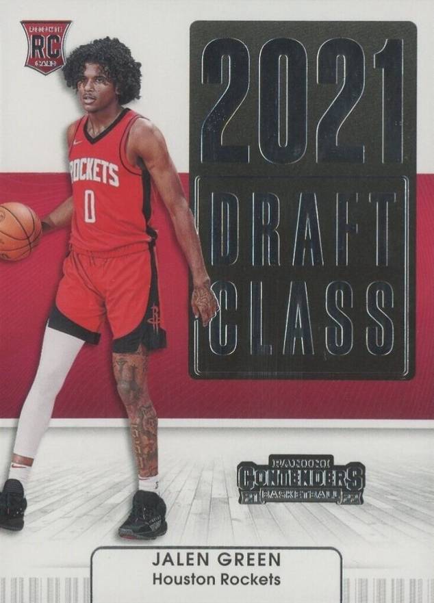 2021 Panini Contenders Draft Class Jalen Green #2 Basketball Card